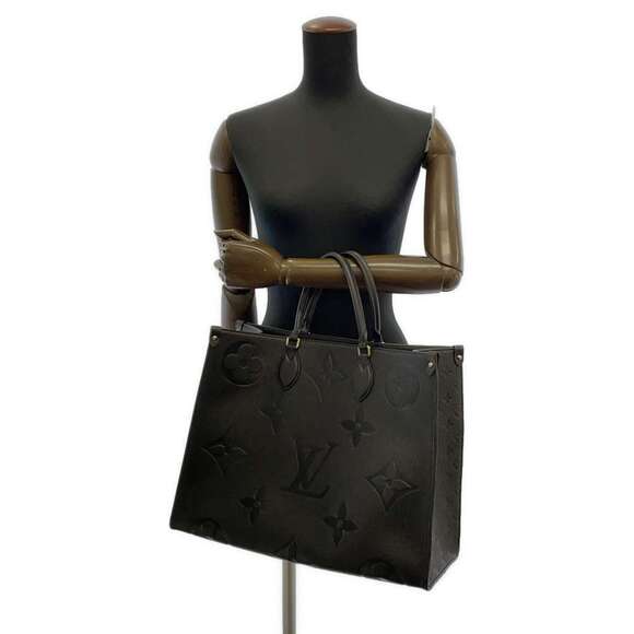 Louis Vuitton Monogram Empreinte On the Go Black Tote Bag - Picture 5 of 11